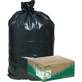 Calor plástico Compostable/biodegradável do PLA preto de lixo dos sacos - tipo da selagem
