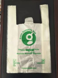 Sacos de compras médicos personalizados de plástico PVA solúvel em água 100% biodegradável
