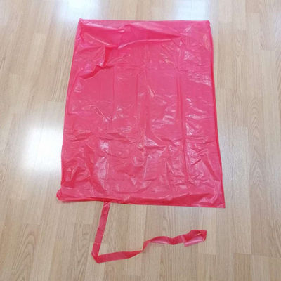 sacos solúveis em água descartáveis vermelhos da lavanderia 200pcs com tira vermelha