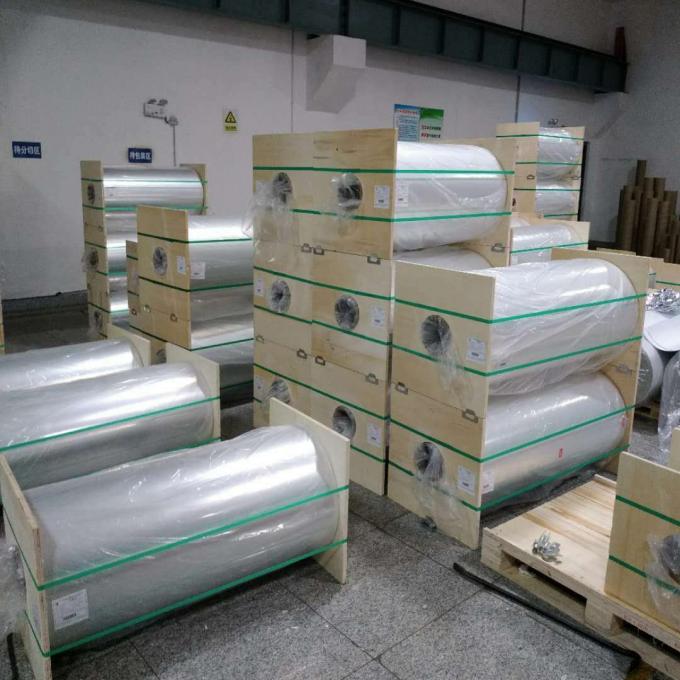 Película de plástico biodegradável protetora de empacotamento do filme do Pla de Olylactate em vez do filme de Opp