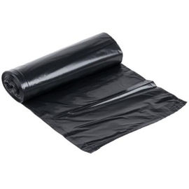 Cor preta biodegradável personalizada plástico dos sacos de lixo do PLA no rolo