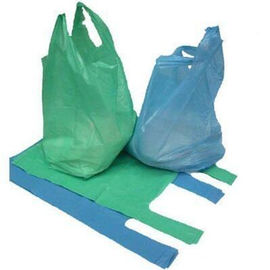 Ácido Polylactic sacos de lixo biodegradáveis coloridos da camisa de T com logotipo