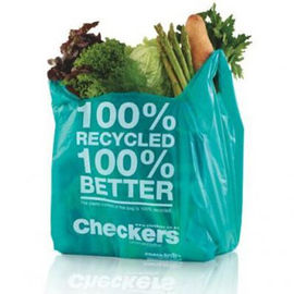 Roupa que empacota o logotipo feito sob encomenda dos sacos de compras biodegradáveis disponível