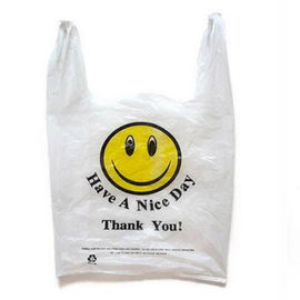 Sacos de compras biodegradáveis impressos costume, sacos de plástico Degradable do PLA